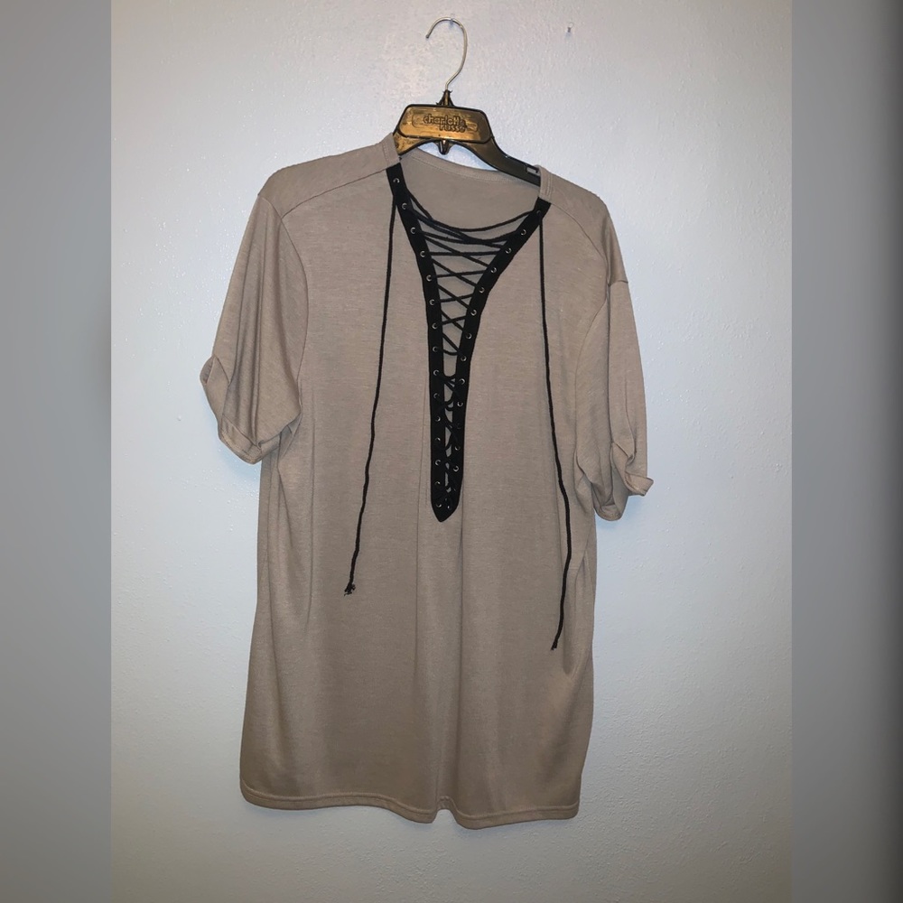 Tan dress